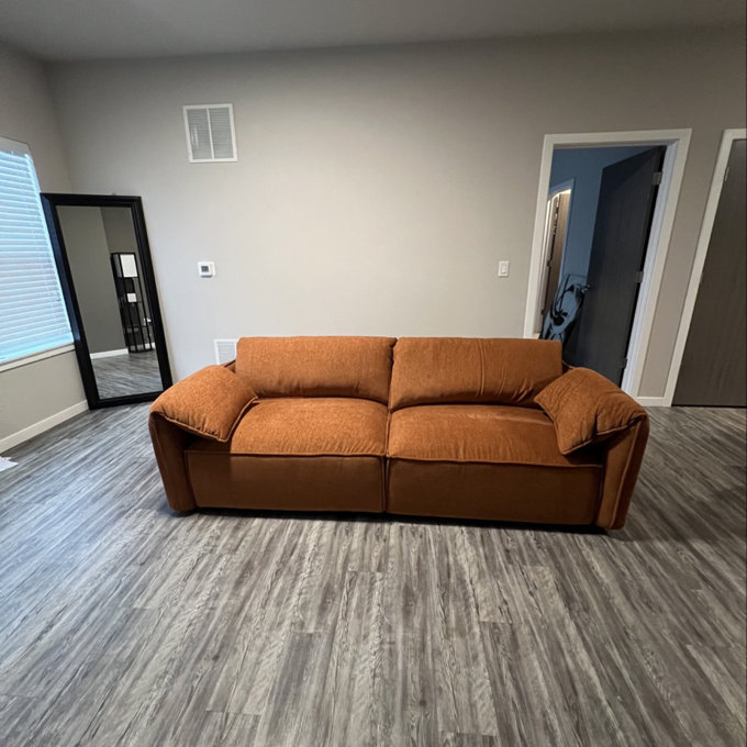 Latitude Run® Louai 95'' Chenille Upholstered Sofa & Reviews | Wayfair